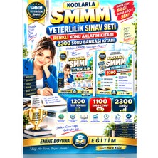 Enine Boyuna Eğitim Kodlarla Smmm Yeterlilik Sınav Seti – Renkli Konu Anlatımı + 2300 Soruluk Soru Bankası
