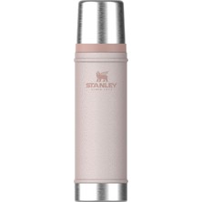 Gültekin Stanley Classic Legendary Vakumlu Çelik Termos, 0.60 L, Hammertone Pembe Kuvars