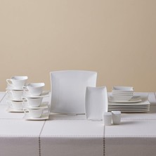 Gültekin Karaca Forever Bone Perfect White 32 Parça 6 Kişilik Kahvaltı Takımı
