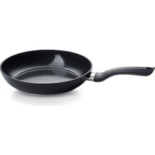 Gültekin Fissler Essential Siyah Alüminyum Tava Kaplamalı (24 Cm) Seramik Kaplı Kızartma Tavası Pfas/ptfe Içermez, Indüksiyon - Almanya'da Üretilmiştir