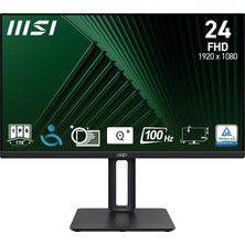 Gültekin Msı 23.8" Pro MP245PG Kurumsal Monitör, Fhd, 16:9, Flat, Ips, 100Hz, 1ms, Adaptive-Sync, Pivot