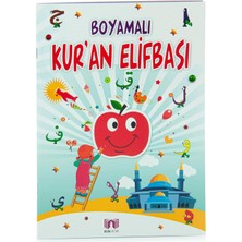 Gültekin Boyamalı Kuran Elifbası - Çocuklar Için Eğitici ve Eğlenceli Boyama Kitabı