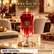Creamy Candle Red Cyrstal