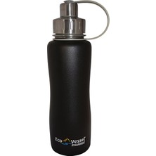 Gültekin Eco Vessel Vidalı Kapaklı Yalıtımlı Termos, 0.50 Lt, Siyah