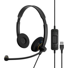 Gültekin Impact Sc 60 USB ml – Profesyonel Kablolu Kulaklık, Birleşik Iletişim Için, Gürültü Azaltıcı Mikrofon, Epos Voice, USB Bağlantısı, Rahat Tasarım, Ofis Kullanımı Için Ideal