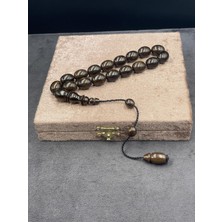Onurlu Tesbihane Efe Boy Sistemli Iri Tane Tütün Çekoslavak Katalin Tesbih (13X16 Mm)