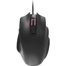 Gültekin Coverzone Kablolu Gaming Mouse 3600 Dpı 4 Kademe Ayarlanabilir Dpı, 6 Tuşlu Ergonomik Tasarım, Düşük Gecikme, USB Tak Çalıştır, Anti-Parazit Ofis ve Oyun Için Hassas Optik Mouse | Ajazz NJ05