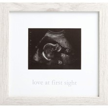 Gültekin Kate & Milo Rustik Sonogram Ilk Görüşte Aşk Çerçevesi, Ebeveyn Hediyesi Bekleniyor, Ultrason Resim Çerçevesi