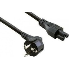 Gültekin Polygold PL-36032 1.8 Metre Yonca Güç Kablosu - Laptop Adaptör ve Projeksiyon Uyumlu 3 Pinli C5 Güç Kablosu