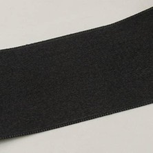 Gültekin Siyah Saten Kurdela 6 cm x 10 Metre