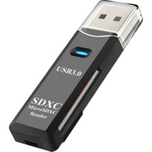 Gültekin Daytona NO143 Çok Fonksiyon USB Kart Okuyucu (Giriş:usb3.0 => Çıkış: Sd+Micro Sd) x 2