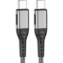 Gültekin 2 Metre Ultra Hızlı Pd Type-C Şarj Kablosu (Gri)