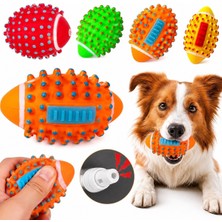 Bak Gel Al BakGelAl Sesli Kauçuk Köpek Oyuncağı Diş Kaşıma ve Diş Temizleme Çiğneme Topu