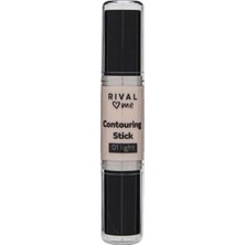 2 Adet Rival Loves Me Stick Kontür Çift Uçlu No:01 Light 7 gr