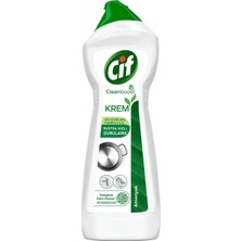 3 Adet Cif Krem Yüzey Temizleyici Amonyaklı Yağ ve Kireç Sökücü Leke Çıkarıcı 750 ml