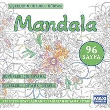 Maxi Yayıncılık Çiçeklerin Huzurlu Dünyası Mandala