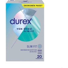 4 Adet Durex Kondom Yok Ötesi Slim Fit 20'li