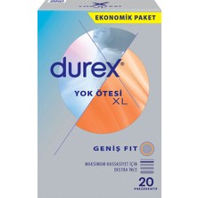 2 Adet Durex Kondom Yok Ötesi Xl 20'li