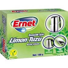 5 Adet Ernet Temizlik Için Limon Tuzu 100 gr