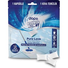 5 Adet Dops Kovaya At Yüzey Temizleme Kapsülü Pure Love Beyaz Sabun 15'li