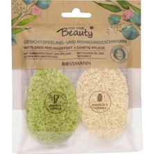4 Adet For Your Beauty Temizleme ve Peeling Süngeri 2'li 2 Adet