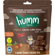 3 Adet Humm Organik Glutensiz Vegan Kakaolu ve Fındıklı Kek 30 gr