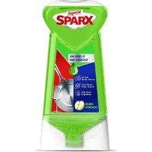 5 Adet Asperox Sparx Sıvı Bulaşık Deterjanı Elma 650 ml