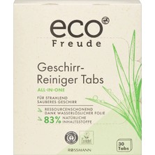 4 Adet Eco Freude Bulaşık Makinesi Tableti Suda Çözünür Folyo 30'lu