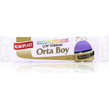 4 Adet Koroplast Çok Amaçlı Renkli Torba Orta 10'lu