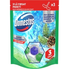 3 Adet Domestos Wc Blok Çam Ormanı 3'lü