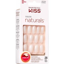 5 Adet Kiss Takma Tırnak Doğal Uzun Oval Uç Acrylic KSN01C 28'li
