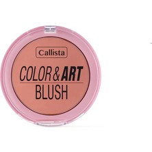 4 Adet Callista Color Art Blush Allık NO:110 Blushing Pink 1 Adet