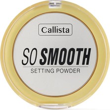 3 Adet Callista So Smooth Setting Powder Makyaj Sabitleyici Transparan Pudra 01 Bake Me Up 1 Adet
