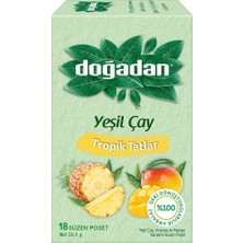 5 Adet Doğadan Yeşil Çay Tropik Tatlar 18'li