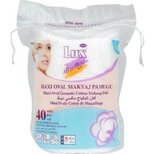 5 Adet Lux Maxi Oval Temizleme Pamuğu 40'lı