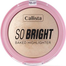 3 Adet Callista So Bright Baked Highlighter Aydınlatıcı 01 Snowy Light 1 Adet