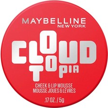 4 Adet Maybelline New York Cloudtopia Köpük Dokulu Mat Allık 03 Divine Crimson 1 Adet