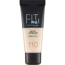 3 Adet Maybelline Fit Me Fondöten No: 110 Porcelain 30 ml