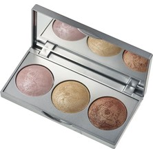 Golden Rose Strobing Highlighter Palette Pink Gold Bronz 1 Adet