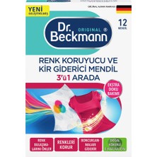 Dr. Beckmann Renk Koruyucu Mendil 12'li