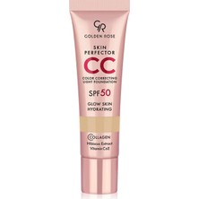 2 Adet Golden Rose Skin Perfector cc Light Foundation NO:101 1 Adet