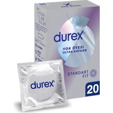 5 Adet Durex Prezervatif Yok Ötesi Ultra Kaygan 20'li