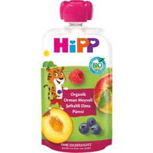 3 Adet Hipp Organik Orman Meyveli Şeftalili Elmalı Meyve Püresi 100 gr