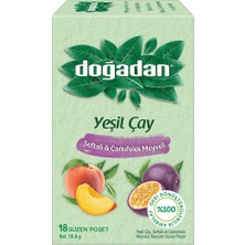 2 Adet Doğadan Yeşil Çay Şeftali & Çarkıfelek 18'li