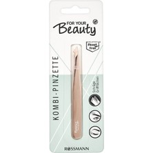 5 Adet For Your Beauty Kesik Uçlu Cımbız Kirpik Takma Özelliği 1 Adet