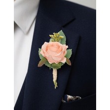 Güven Damat Yaka Çiceği Tek Adet Wedding Evlilik Süs Takısı