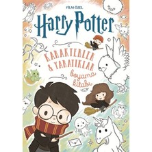 Senson Film Özel Harry Potter Karakterler ve Yaratıklar Boyama Kitabı