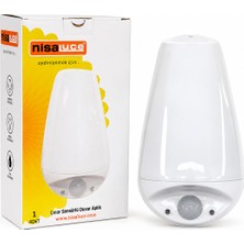 Senson E27 - IP20 Soft 0,4W - 50W Çınar Sensörlü LED Aplik Duvar Lambası E2003-2 (5224)