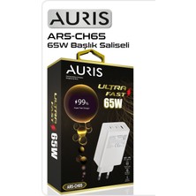 Prn Aurıs Şarj Kafası 65 W 3 Çıkışlı Usb-Type C - Type C