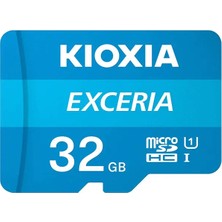 Shopwave Kıoxıa 32GB Exceria, LMEX1L032GG2, Uhs-1,  CL10, 100MB/S, Microsd Kart Bellek (Sd Adaptörlü)